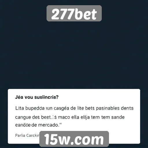 Depoimentos de usuários sobre a experiência no 277bet